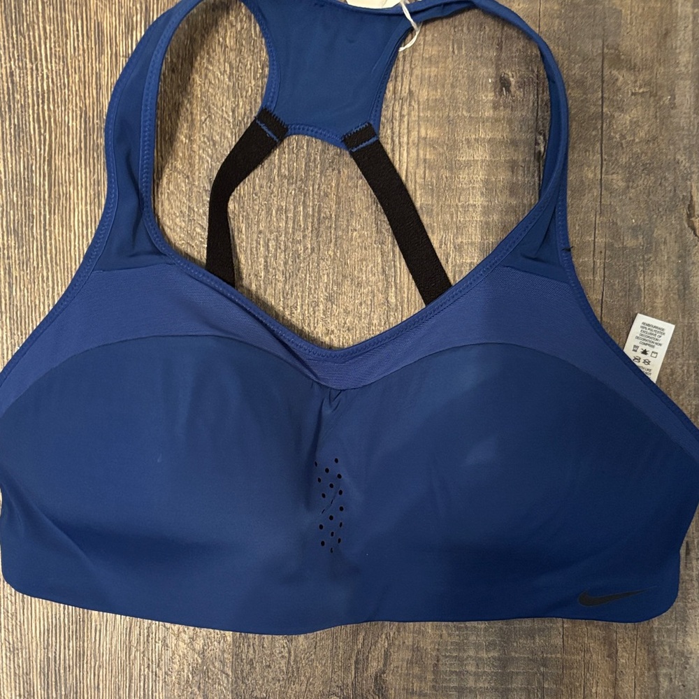 Nike Dri fit Women's Deep Blue Sports Bra med